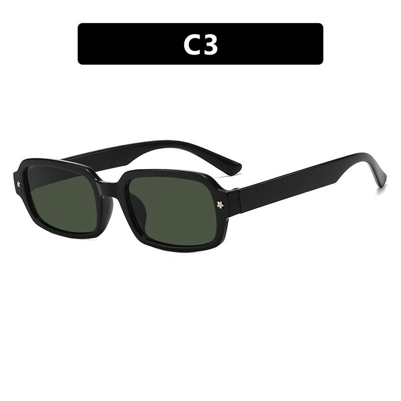 Classic Brand Designer Luxury Small Frame Square Sunglasses Women For Men Vintage Punk Sun Glasses Popular Hip Hop Shades Uv