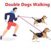 Dog Leash Hands Free Dog Leash Multi Functional Double Leashes for 2 Dogs Walking Reflective Dogs Leashes Running Pet Chain Rope