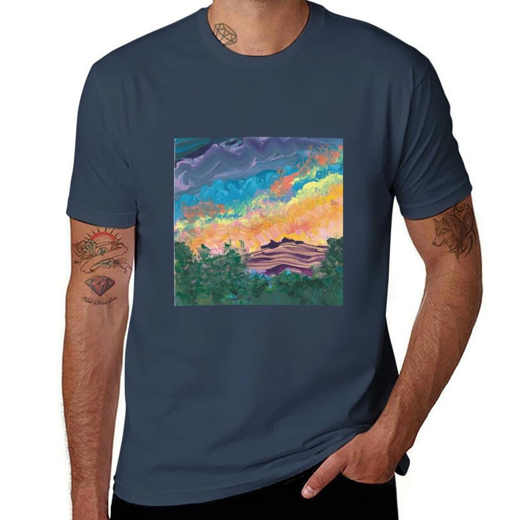 Mountains and Trees TShirt t shirts for man slim fit t shirts for man graphic tees TShirt