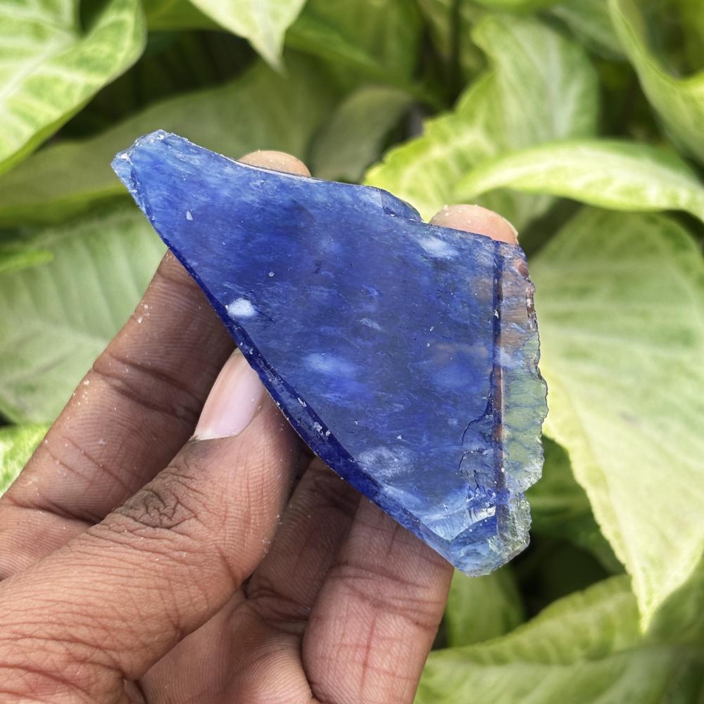 Blue Sapphire Loose Gemstone Lab-Grown 245.65 Ct Uncut Rough for Collectors September Birthstone