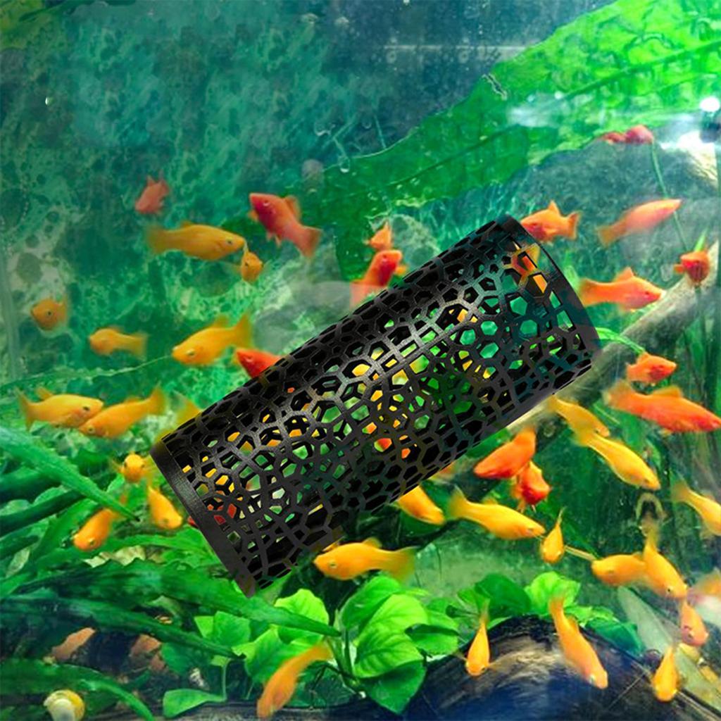 Acrylic Betta Fish Tube Hideouts Resting Tunnel Natural Habitat Hollowed Spawning Grounds Suction Cup Fish Resting Bed