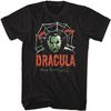 Dracula T-Shirt mit Bela Lugosi als Star, T-Shirts für Erwachsene, Kurzarm, Vintage-Stil, Grafik-T-Shirts