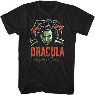 Dracula T Shirt Starring Bela Lugosi Adult Short Sleeve T Shirts Vintage Style Graphic Tees