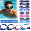 Swimming Goggles with Adjustable Strap and Anti-Fog Lenses Protective Film Included with Earplugs and Hard Storage Case for Water Sports