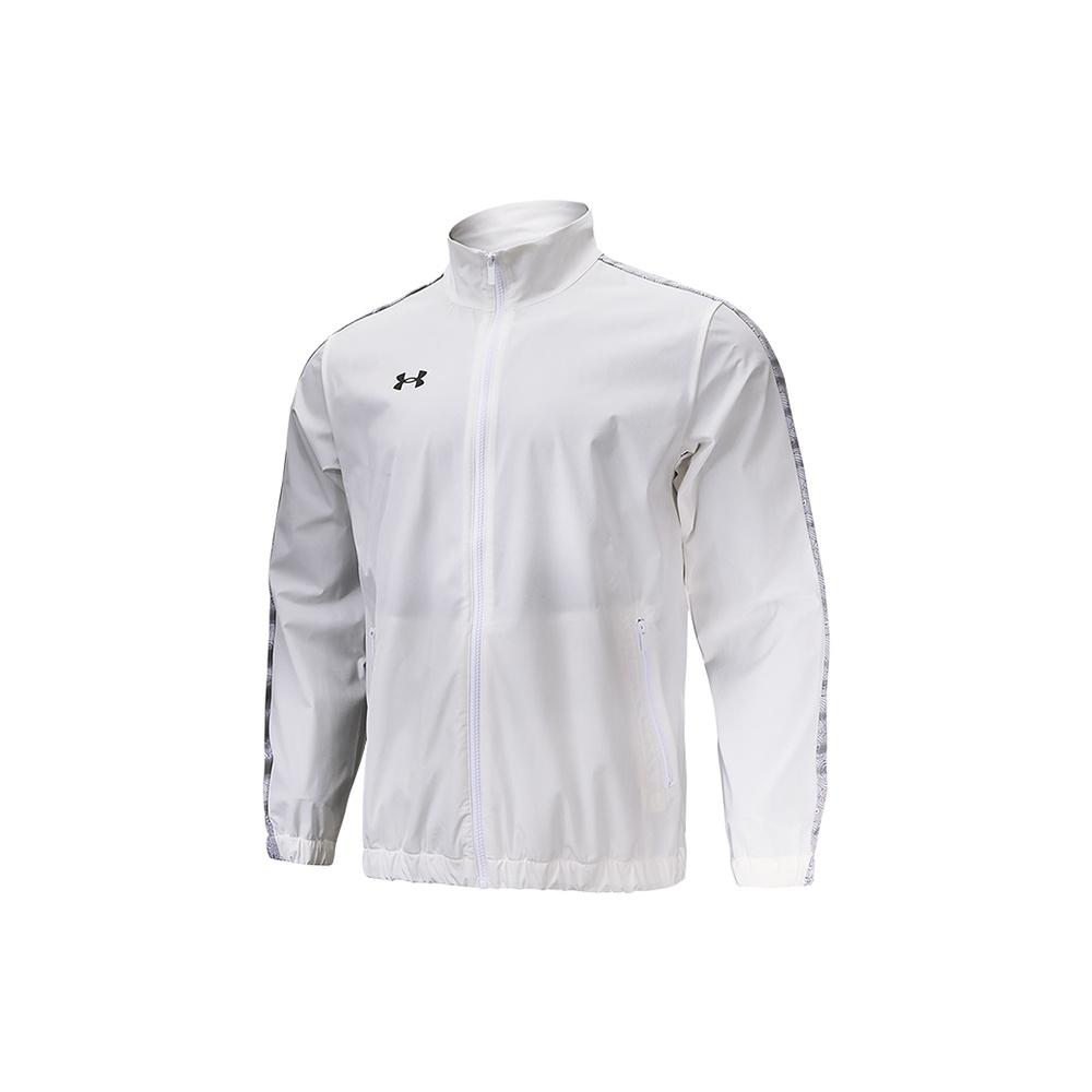 Under Armour Sportstyle Woven Full Zip Jacket White Men s 22500401-100 S