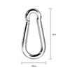 2Pcs Heavy Duty Carabiners for Kids Swing Climbing Hammock Keychain Bottle Chain