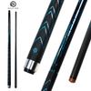 OKHEALING Carbon Fiber Pool Cue Stick (Black Technology Low Deflection Pro Taper Billiard Cue 12.4mm Tip, Uni-loc Joint 147cm,Play Cue)