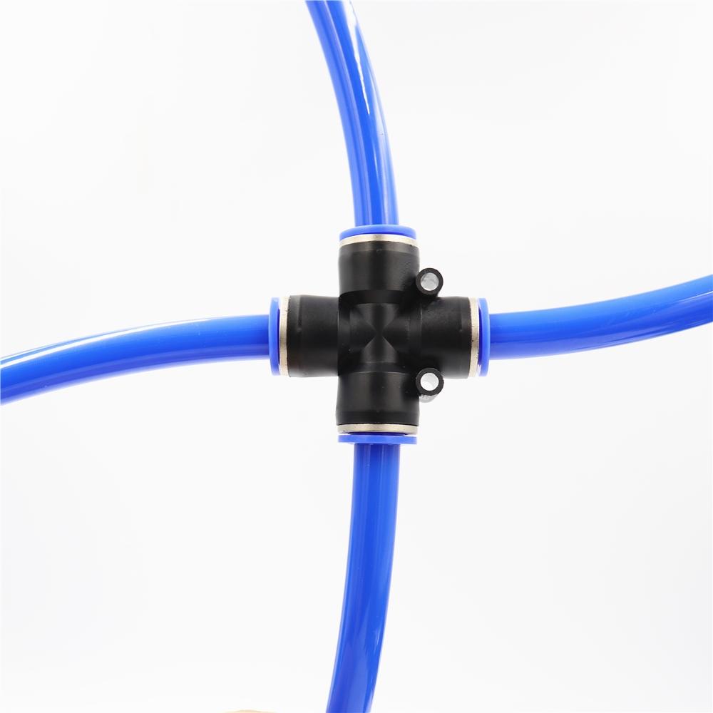 

1Pcs Quick pneumatic plastic joint PU pipe butt joint, hose trachea joint, pneumatic components.Quick plug pneumatic valve Tube OD 12mm-12mm