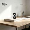 High End Shelf Decor Minimalist Abstract Sculpture, Modern Geometric Art Ornament, 3D Printed Sculpture Desktop Statue for Home Living Room