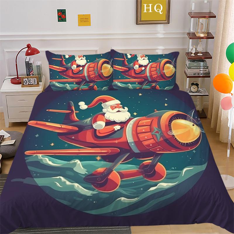 

Наволочка из полиэстера с 3D-печатью, пододеяльник, набор из двух или трех предметов EU Single 135*200