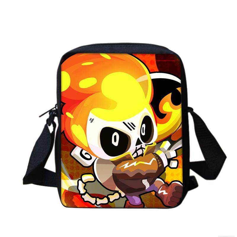 Bloons TD 6 shoulder bag, large capacity, compact, new trend, game printing, kindergarten, elementary school, boys and girls