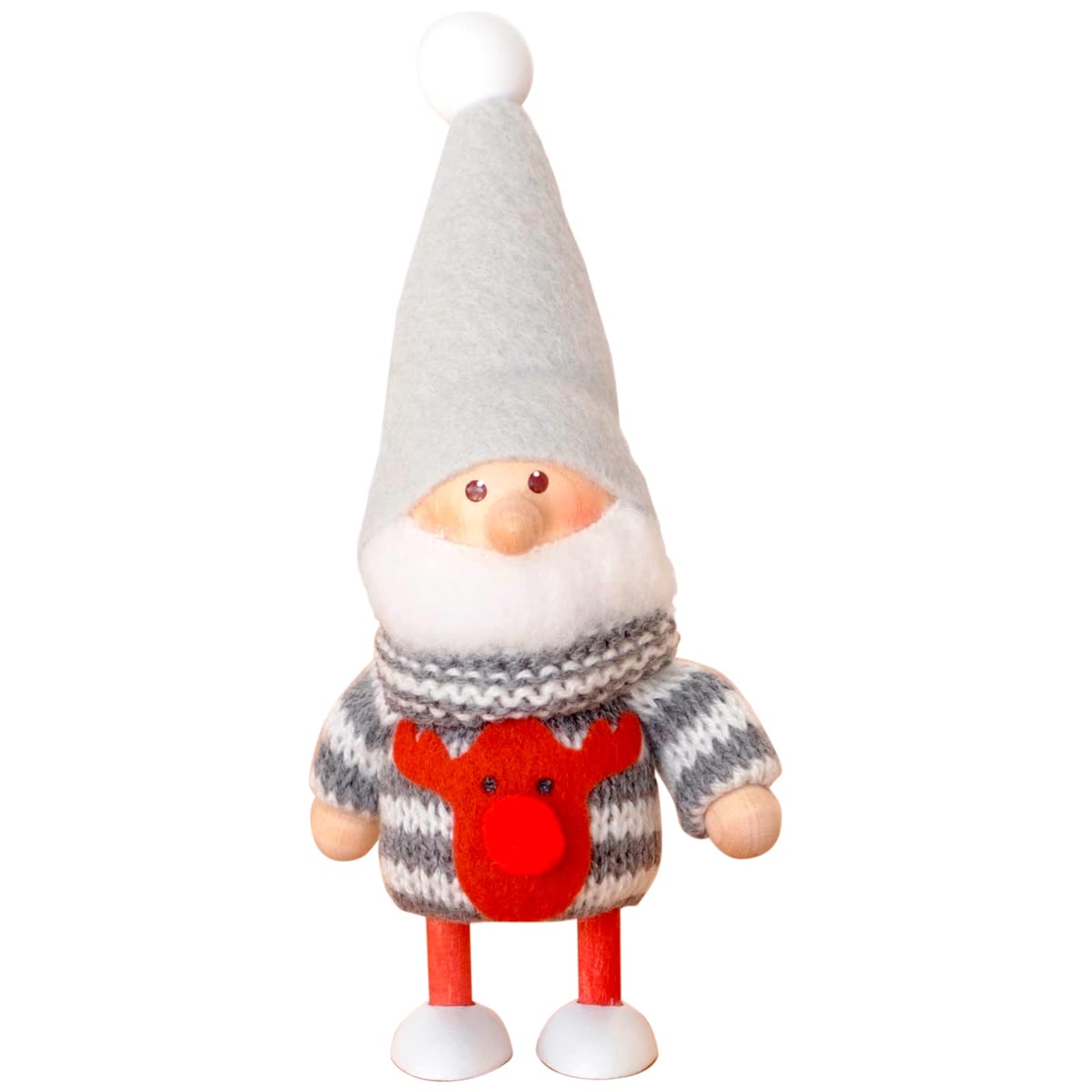 

NORDIKA nisse Christmas Wooden Doll Sweater Santa (Knitted (Reindeer) / NRD120606)