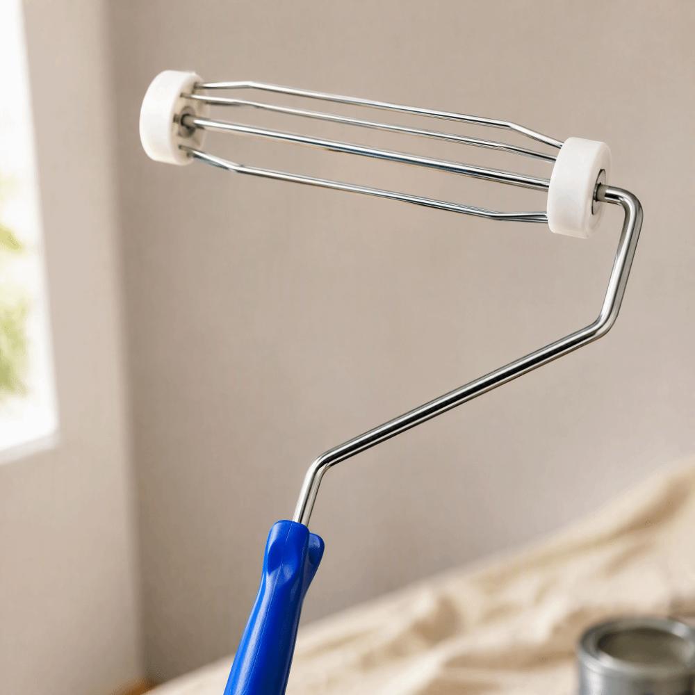 Yellow And Blue Roller Core Wall Painting Tool 9/10 Inch Paint Roller  Home Wall Decoration