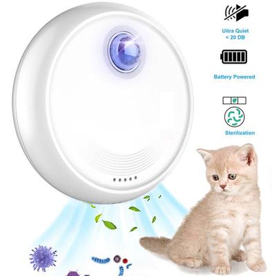 Purificador de odores de gato inteligente para caixa de areia de gato desodorizador automático para banheiro de animais de estimação purificador de ar para areia de cachorro e gato ferramenta de limpeza desodorante