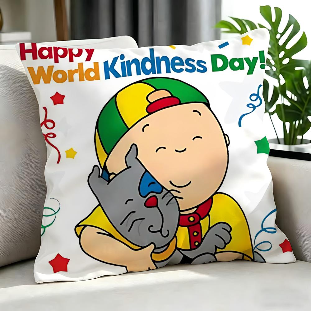 anime Caillou Cushion Cover Cushion Cover Set Pcs x x x Pillowcase Decorative Sofa Home Decor