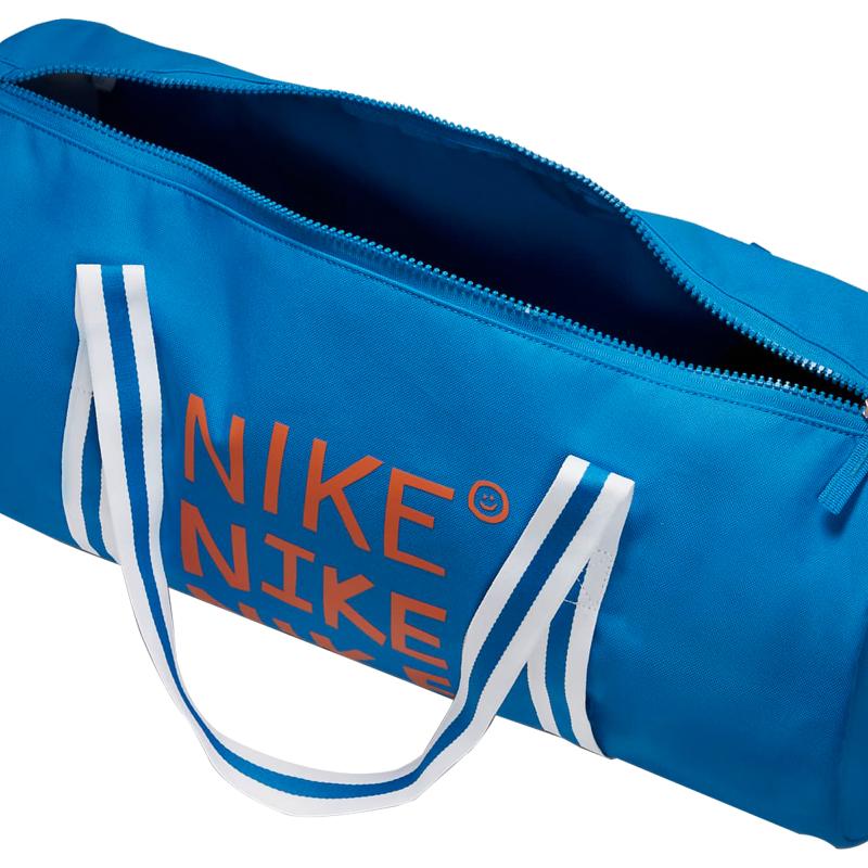 Nike Heritage Travel Bags Light Photo Blue/Light Photo Blue/Psychedelic Orange Casual DQ5735-435