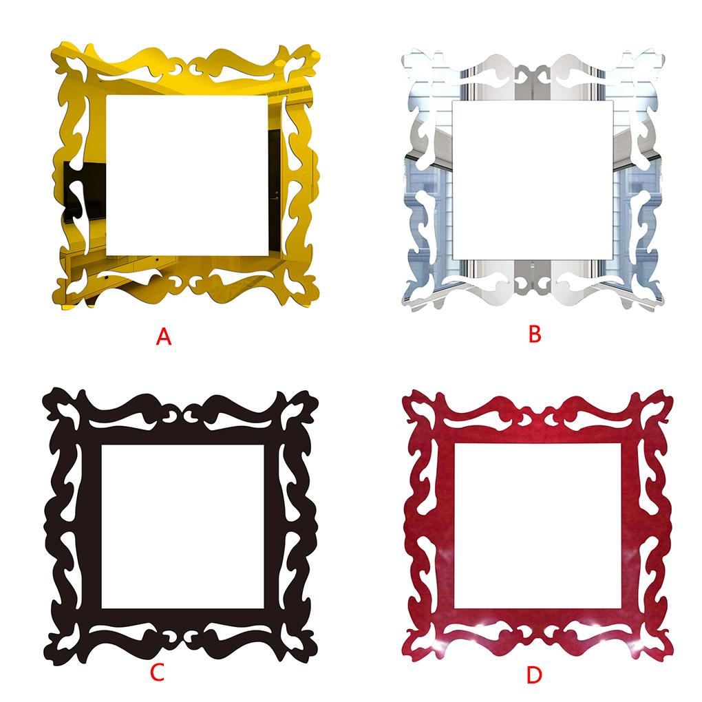 Autocollant décoratif en acrylique pour interrupteur, prise, panneau lumineux, salon, chambre à coucher - Doré