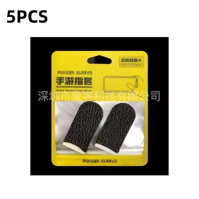 Gaming Finger Sleeve Breathable Fingertips for Pubg Games Anti-Sweat Touch Screen Finger Cots Cover Sensitive Mobile Touch Glove
