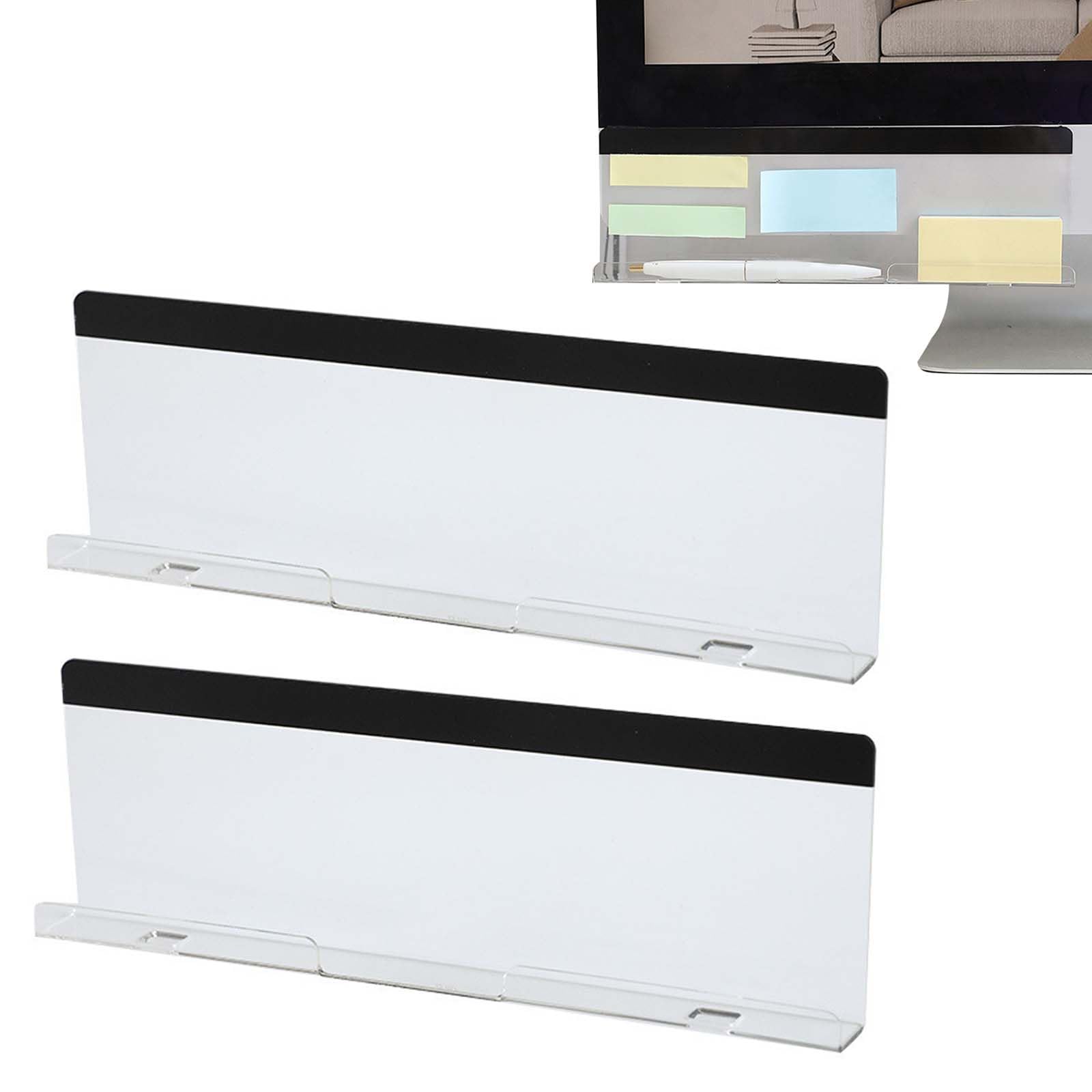 

PAVIKE Доски-напоминалки для мониторов [Набор из 2 штук] Доски для стикеров для компьютерных мониторов, Доски для стикеров для компьютеров, Настольные аксессуары, Под компьютер