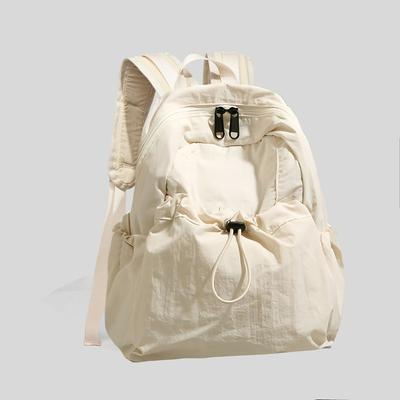 Backpack Women's 2025 New Trendy Junior High School Student School Bag Large Capacity Short Trip Lightweight Travel Bag