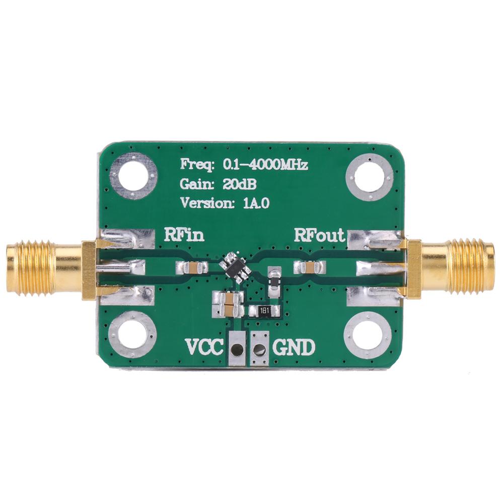 0.1 4000MHz Module Amplificateur Micro-ondes RF Large Bande à Large Bande Gain 20dB