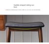 Morden Solid Light Luxury Wood Makeup Dressing Stool Simple Small Shoes Stool Change Home Bedroom Creative Chair Decoration