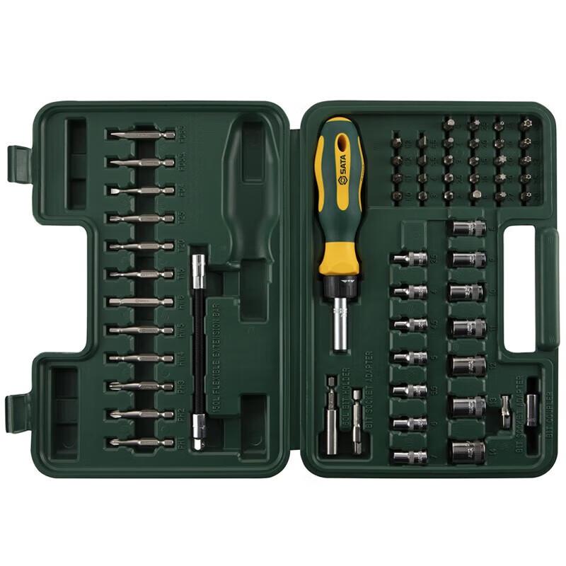 SATA 60-Piece Socket & Screwdriver Bit Set