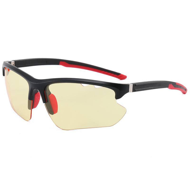 New UV400 PC Semi-Rimless Frame Men Women Riding Sun Glasses Cycling Glasses Men Polarized Sport Sunglasses with logo