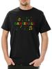 Reggae Dancehall Herren T-Shirt Mens Womens Tees Top Reggae Rastafari Babylon Irie Jamaica Marley