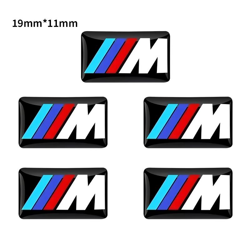 Car Sticker Steering Wheel Hub Decals For BMW M Performance E36 E60 E90 X2 X1 X3 X5 E46 E39 E70 M3 M5 M6 G20 G30 E93 Z3 Z4 F90
