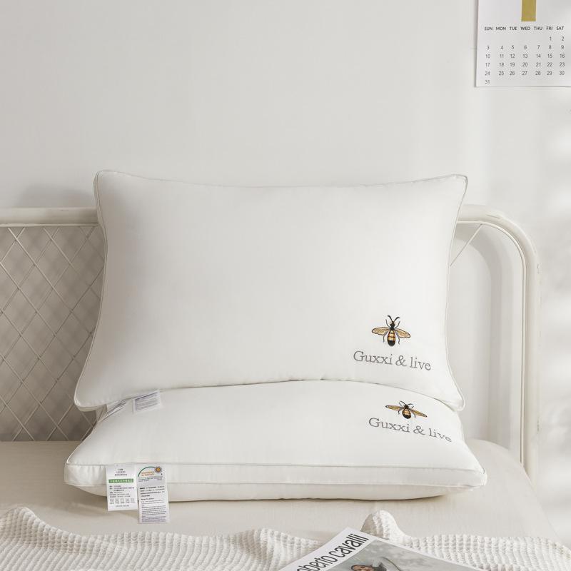 Five-Star Hotel Anti-Feather Down Dedicated Pillow for Bedroom Pillow Core Protection Cervical Vertebrae Pillows