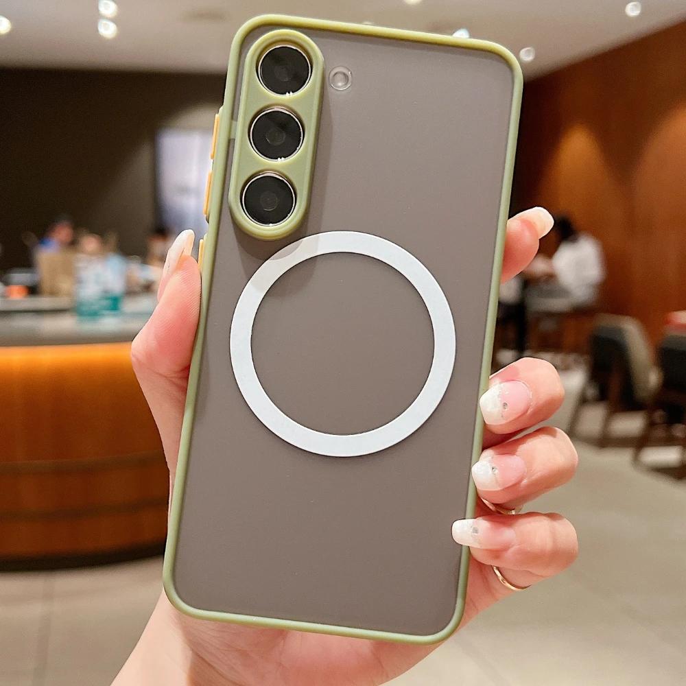 

Для Magsafe чехол для телефона Samsung Galaxy S21 S20 FE S24 S23 S22 Plus Note 20 Ultra A54 A53 A52s A52 A34 A33 A14 A13 5G чехол Galaxy A13(A13 5G)