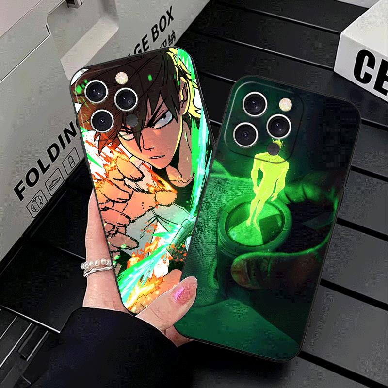 Cartoon Ben 10 Soft Phone Case for iPhone 16 16E 17 Air 15 Pro Max 14 Plus 13 Mini 11 12 7 Black Cover Back Shell