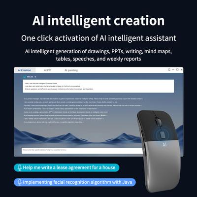 Wireless Voice Transalate AI Mouse 116 Languages Speech To Text and  226 Languages Translation