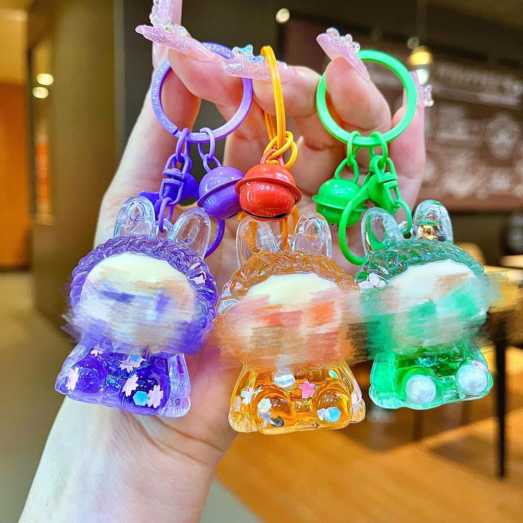 Quicksand Keychain Cute Doll Blind Box Ornament Bag Pendant Key Chain