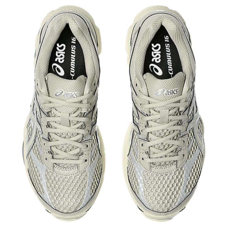 Asics Gel-Cumulus 16 Comfortable Breathable Support Running Shoes Unisex Running Shoes Light-Green 1203A733-300