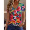 Women's Summer Comfortable Short-Sleeve Fashionable Versatile T-Shirt Simple and Elegant Top
