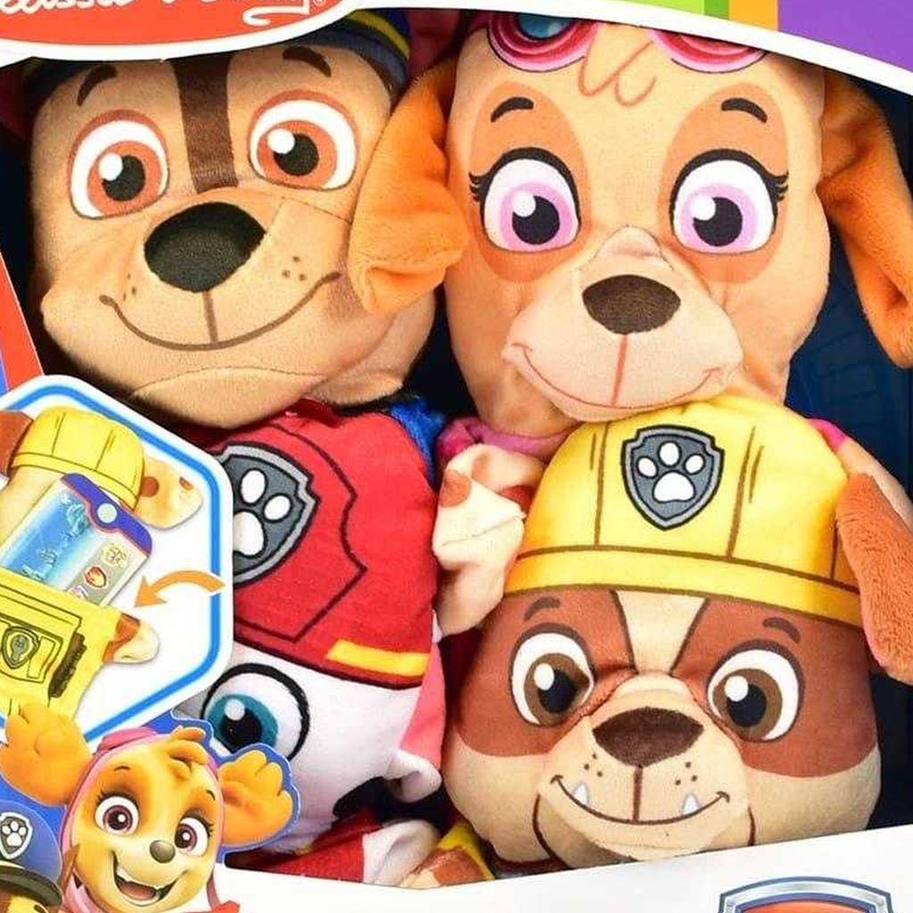 Paw Patrol Hand Puppet Plush Toy Set (Pack of 8)