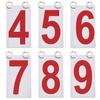 0-9 Score Number School Sports Competition Digit Scoreboard Replacement Cards