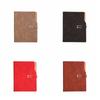 with Card Holder A5 Notebook Retro Meeting Minutes Book Fashion Loose Leaf Notebook  Students