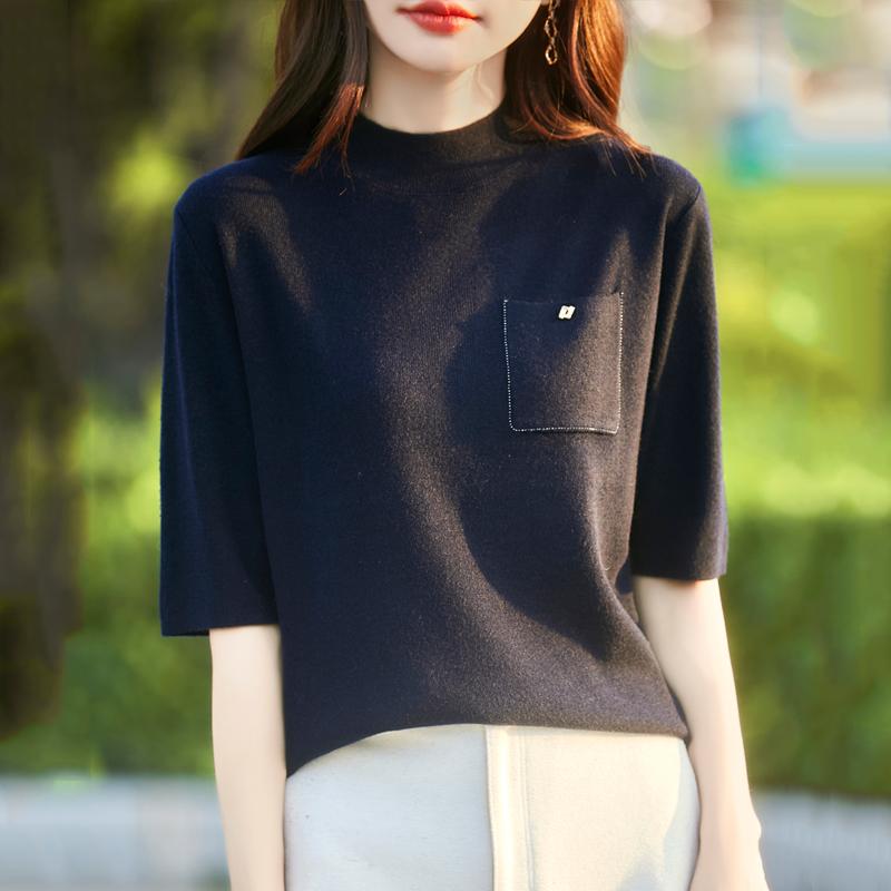 Women's Cashmere Vest Qinghe Cashmere 50% Wool 50% Silk Women's Autumn and Winter Cashmere Vest Soft and Warm