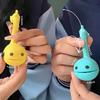 Electronic Musical Tadpole Toy Cute Keychain Sensory Instrument with Funny Sounds & Light Portable