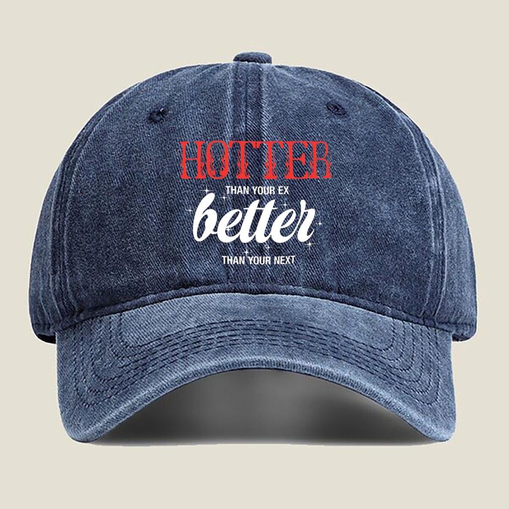 Heißer Besser Slogan Mode Gewaschene Baseballkappe Hut Outdoor-Aktivitäten