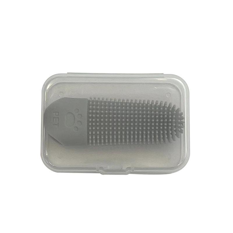 Cepillo de Dientes para Perros de Silicona Suave Cepillo de Dedo 360° para Perros Gatos Cepillo de Dedo Duradero para Mascotas Herramienta de Limpieza Dental para Todas las Razas
