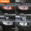 SHINEKA Außenzubehör für Jeep Gladiator JT 2018+ Auto-Nebelscheinwerfer-Lampen-Dekor-Abdeckungsaufkleber für Jeep Wrangler JL