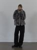 SETUP-EXE Pin Tuck Eyelet Pants / Black