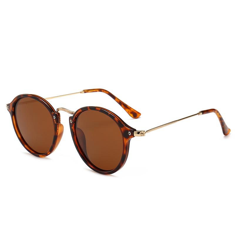 2447 Retro Polarized Metal Round Sunglasses - Unisex Fashion Shades