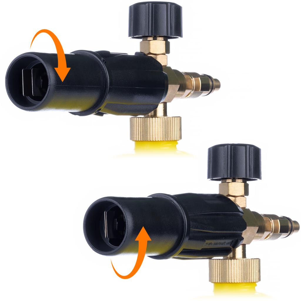Rosfix FoamLance Bayonet 1L – Pianownica Do Myjek Parkside Lavor | Max 180bar | Korpus Mosiężny | Regulacja Strumienia
