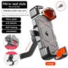 Bike Phone Mount Stand NonSlip Anti-Vibrations Universal Bike Handlebar Adjustable Phone Mount Clip Easily to Install