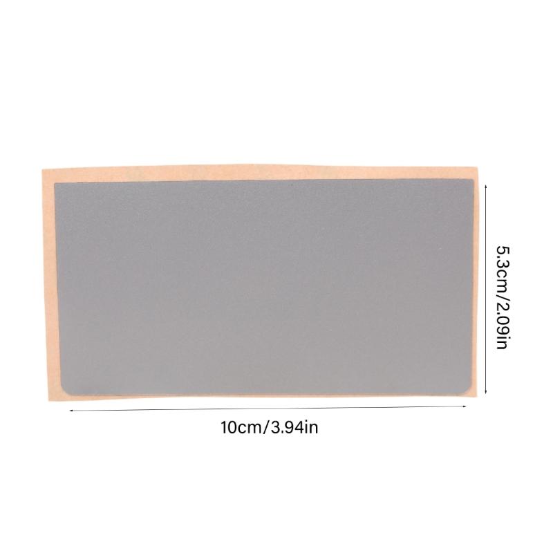 Premium Touchpad Cover Film 2 Pcs Silver Adhesive Backing Recover Your Laptop Surfaces